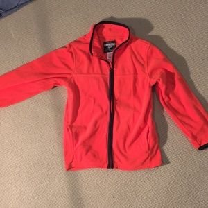 oshkoshb’gosh boys orange fleece